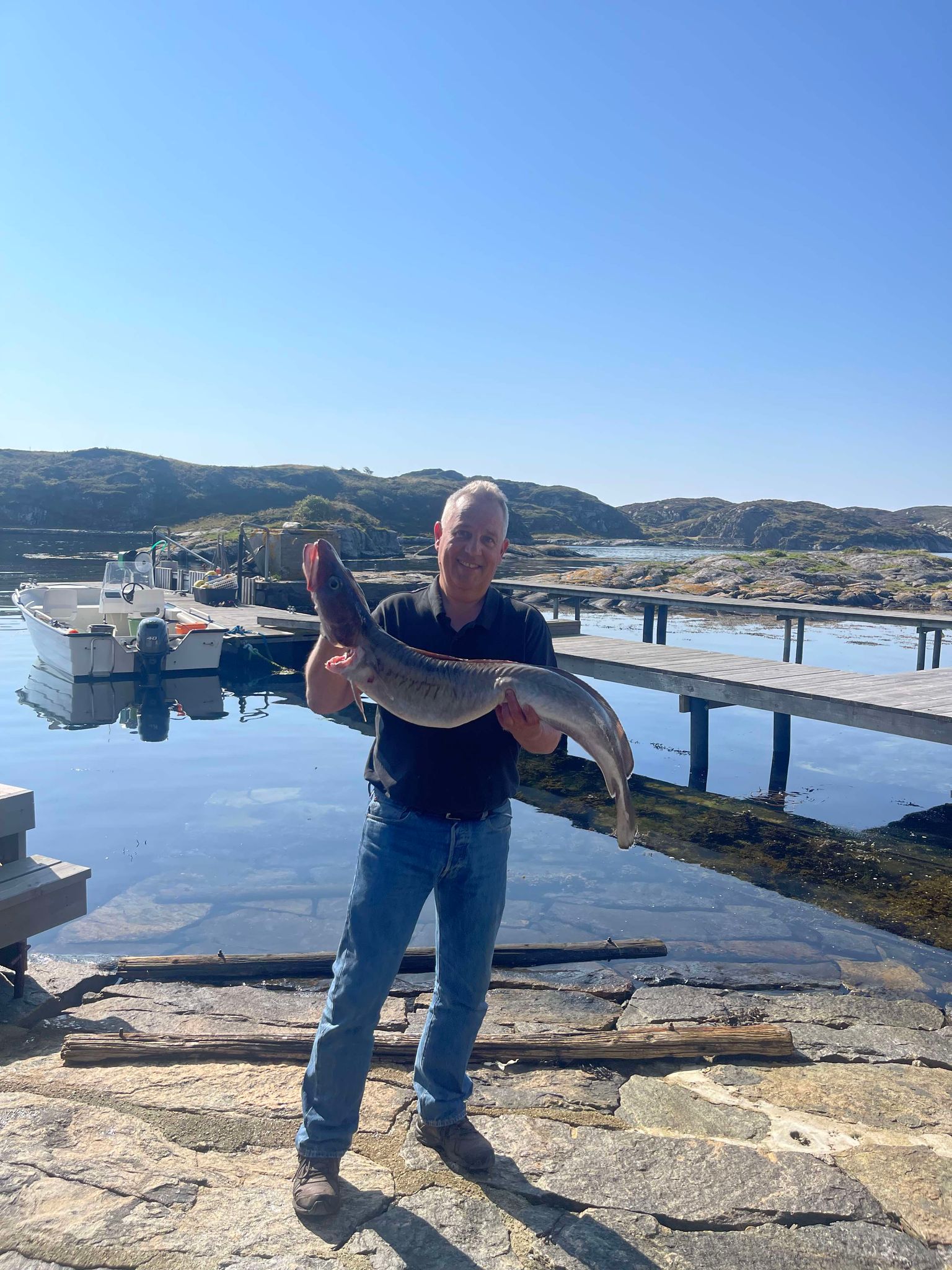 Georg og fisk